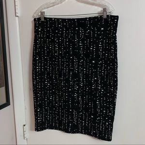 Black And White Skirt